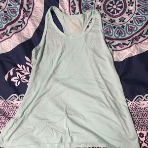 Light Blue Fitness Tank Top